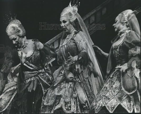 1976, Florentine Opera Company's "The Magic Flute" Uihlein Hall, WI - Historic Images