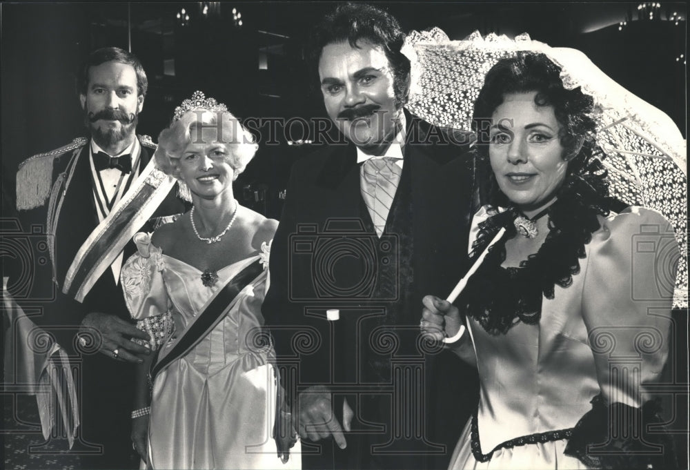 1987, Banquet and event chairmen for the Florentine Opera Club ball. - Historic Images