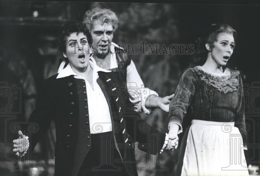 1983, Singers in Florentine Opera Company's production of "Fidelio" - Historic Images