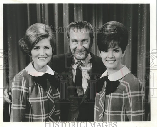 1968, Salli Flynn, L Welk, Sandi Jensen, The Lawrence Welk Show - Historic Images