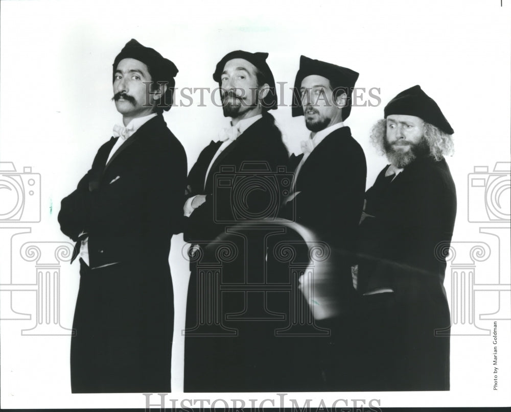 1999, The Flying Karamazov Brothers, entertainers, jugglers - Historic Images