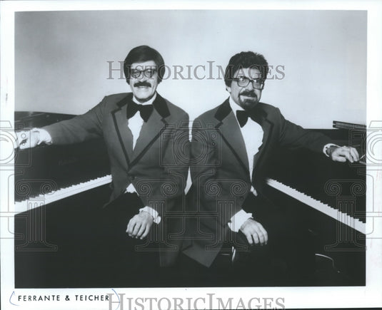 1980 Press Photo Pianist Ferrante and Teicher in Ravinia - mjp14302 - Historic Images