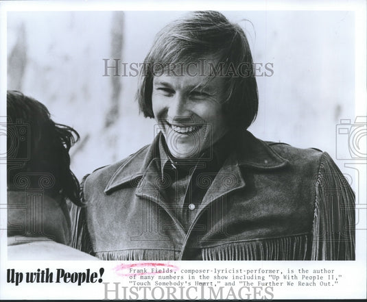 1973 Press Photo Frank Fields, Composer for the show "Up With People!" - Historic Images