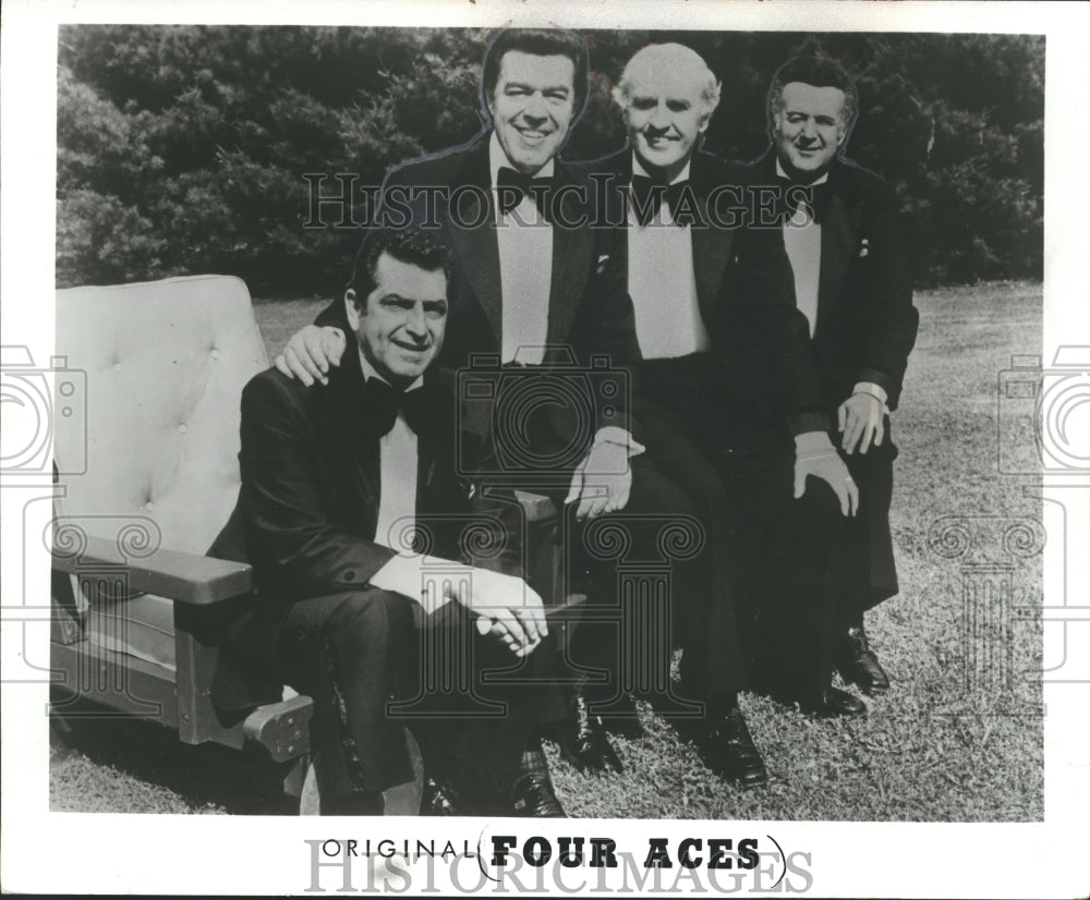 1978 Press Photo The Four Aces, singing group, Let&#39;s Go! - mjp14366 - Historic Images