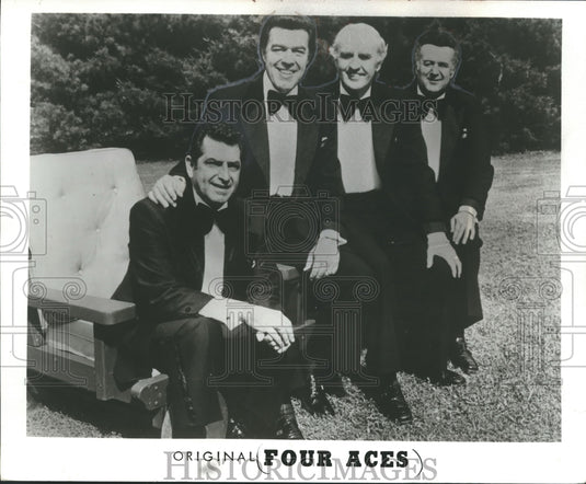 1978 Press Photo The Four Aces, singing group, Let's Go! - mjp14366 - Historic Images
