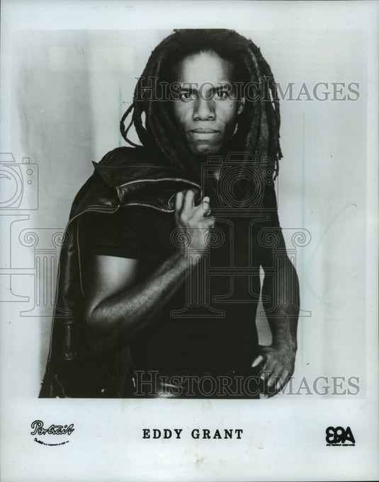 1983, Eddy Grant, singer with The Equals: "Black Skin Blue-Eyed Boys. - Historic Images