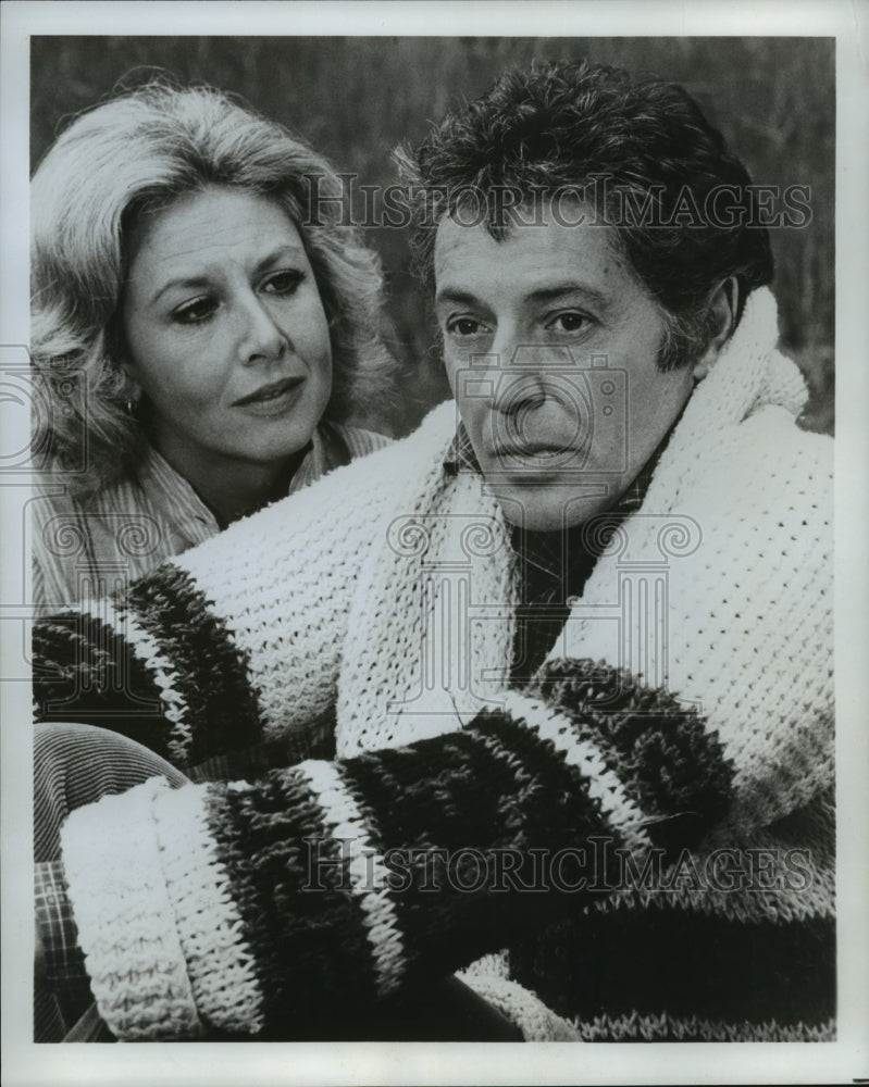 1976 Press Photo Michael Learned stars in Widow with Farley Granger - mjp14428 - Historic Images