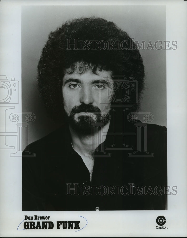 1976, Don Brewer, musician with Grand Funk - mjp14472 - Historic Images