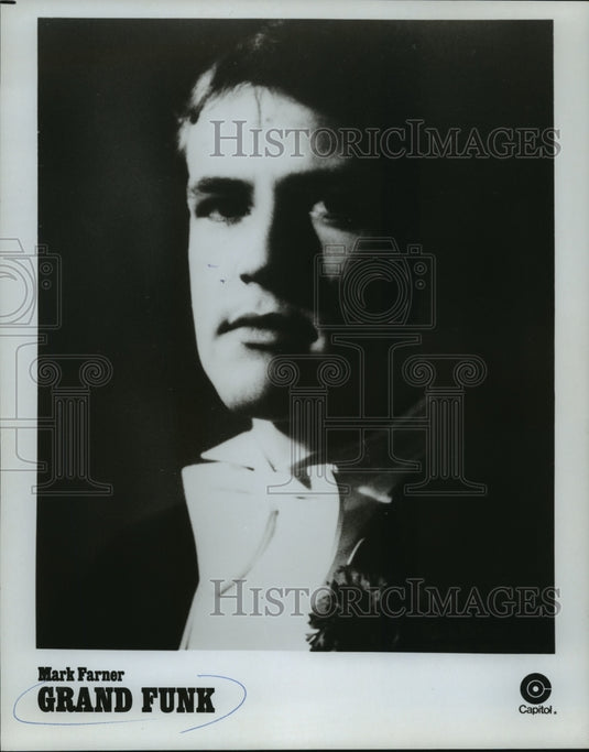 1976 Press Photo Musician Mark Farner of Grand Funk, Capitol Records - mjp14481 - Historic Images