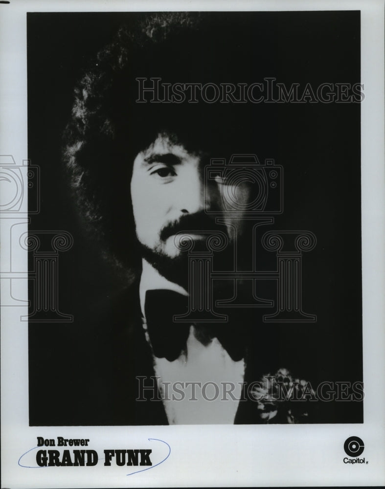 1976, Musician Don Brewer of Grand Funk, Capitol Records - mjp14482 - Historic Images