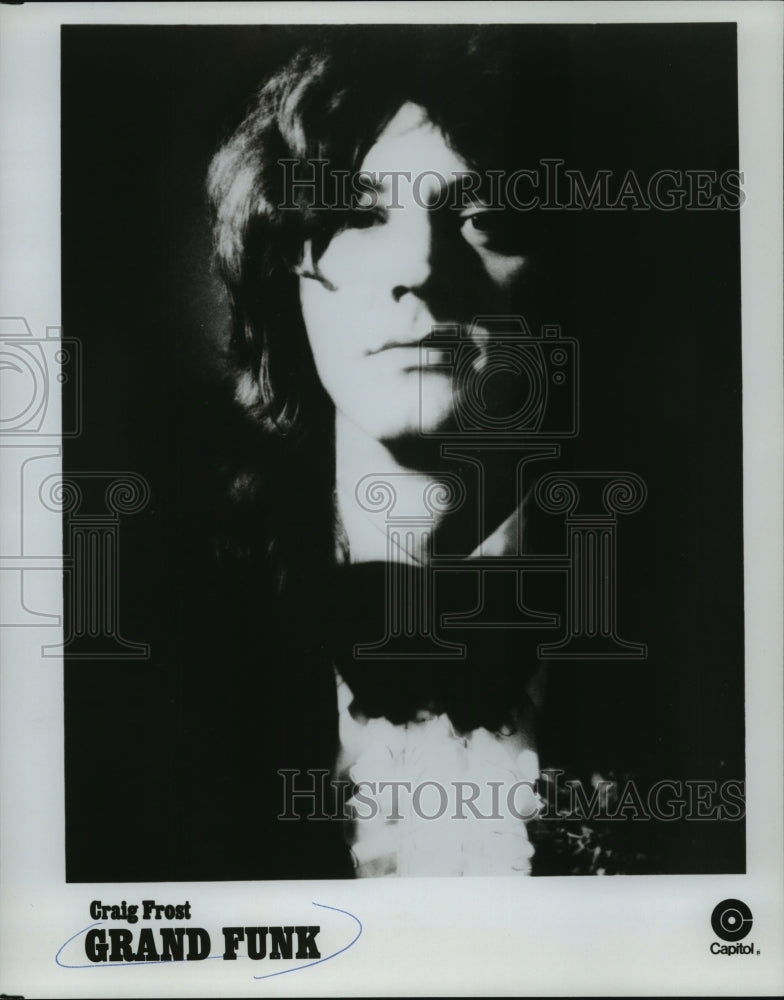 1976 Press Photo Musician Craig Frost of Grand Funk, Capitol Records - mjp14483-Historic Images