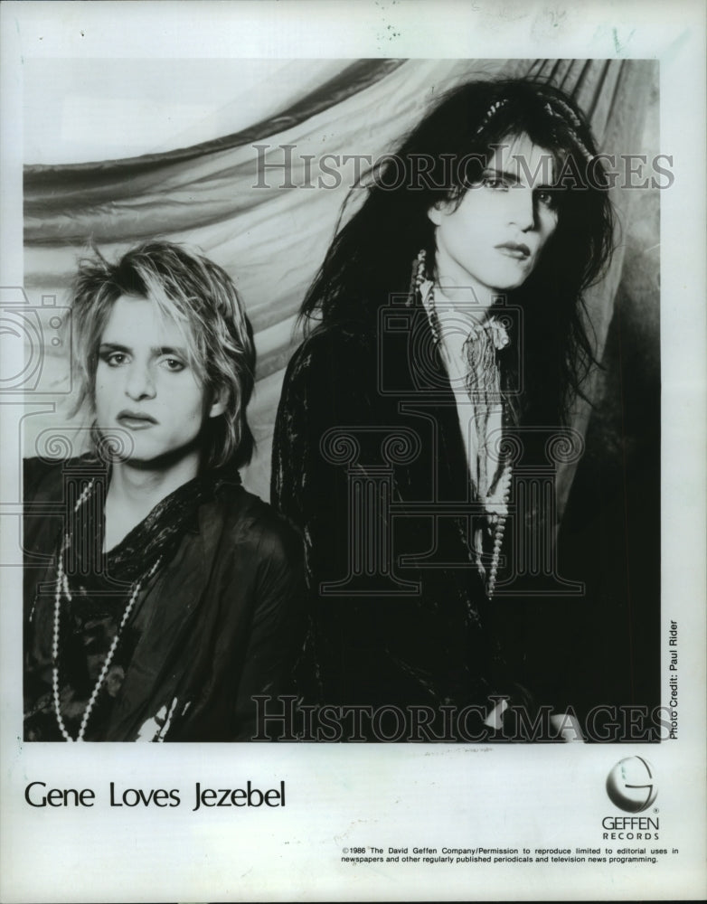 1986 Press Photo Gene Loves Jezebel, music group - mjp14650 - Historic Images