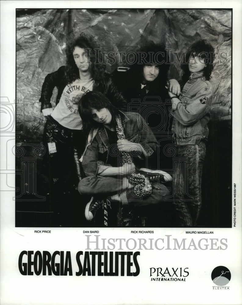 1987, band members of Georgia Satellites, - mjp14660 - Historic Images