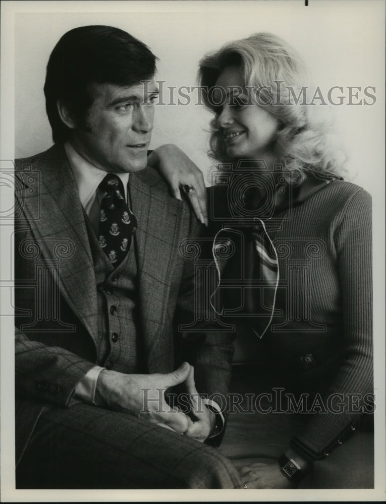 1975, United States Actor Chris George & wife Lynda Day George - Historic Images