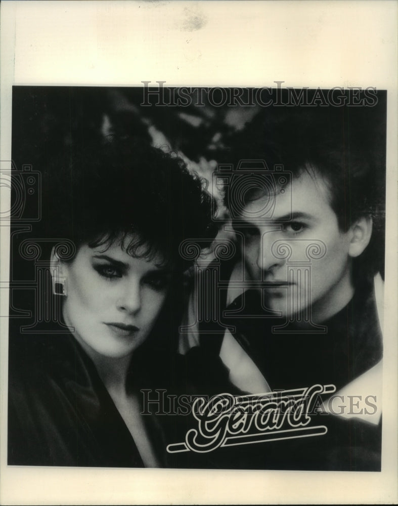 1985 Press Photo Milwaukee music group Gerard, self-titled album art - mjp14670 - Historic Images