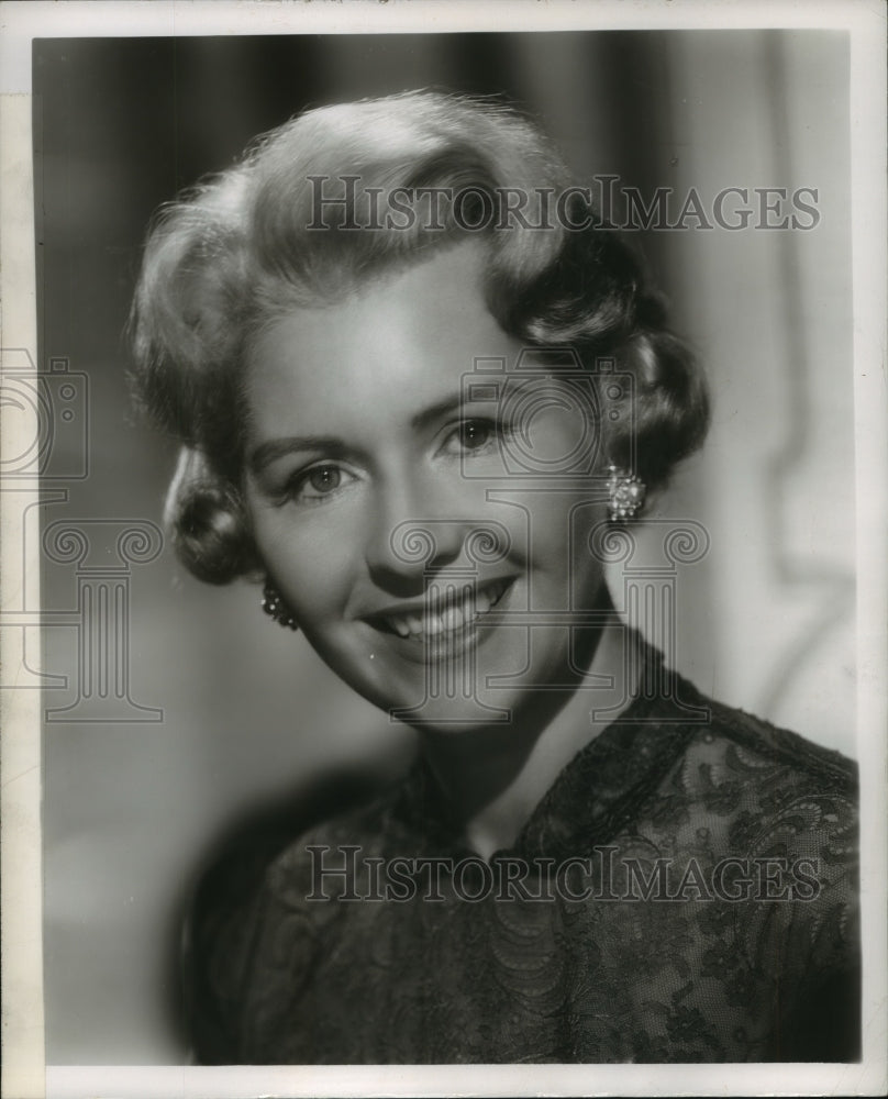 1955, Portrait of Sheilah Graham in 1955 - mjp14705 - Historic Images