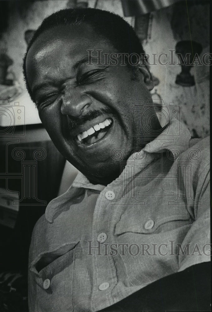 1976 Press Photo Andrew Frierson, actor and singer, in "Showboat", Wisconsin - Historic Images