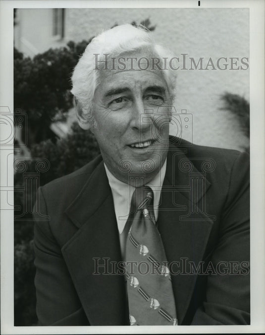 1980 Press Photo Ed Friendly, Executive Producer of The Flame is Love-Historic Images