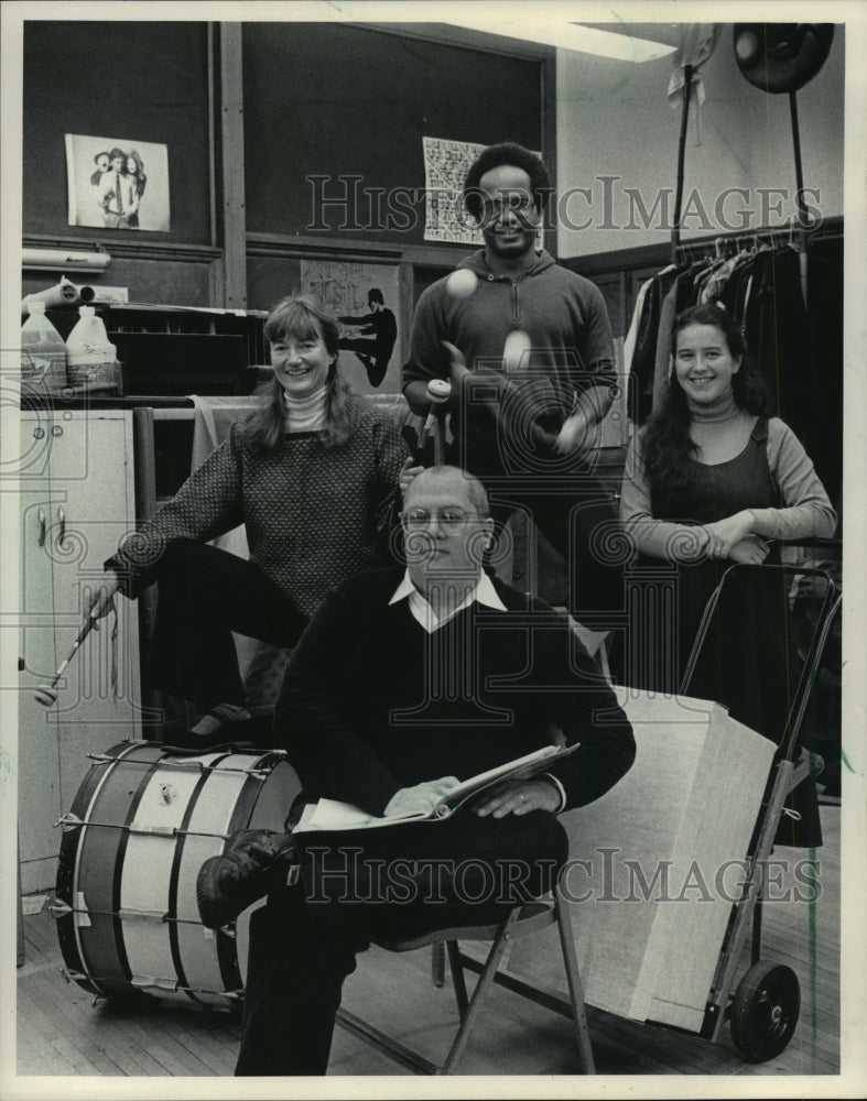 1983, Friends Mime Theater&#39;s Staff - mjp14747 - Historic Images