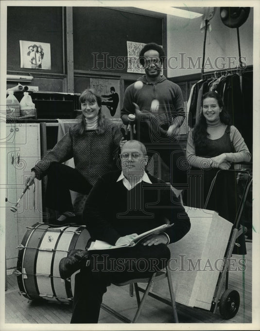 1983, Friends Mime Theater's Staff - mjp14747 - Historic Images