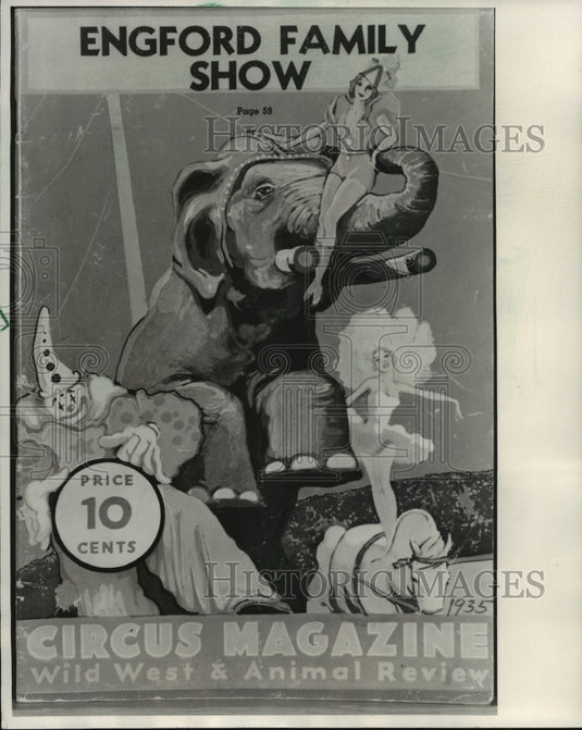 1983, Cover of 1935 program of the Engford Family Shows - mjp14786 - Historic Images