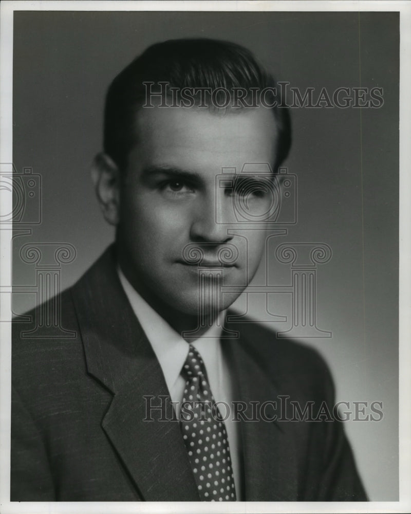 1961, Don Frachlich, WISN Radio Newscaster - mjp14795 - Historic Images