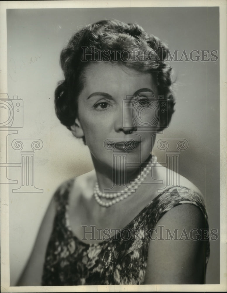 1962 Press Photo United Nations Correspondent for NBC, Pauline Frederick-Historic Images