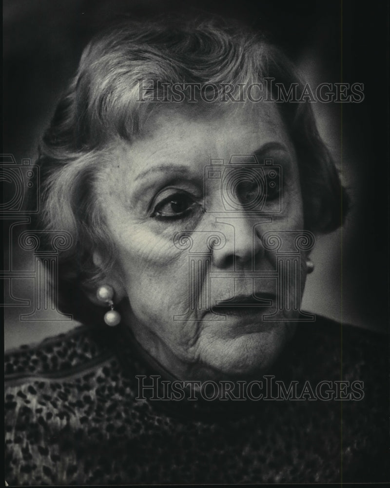 1985, Former United Nations Correspondent for NBC, Pauline Frederick - Historic Images