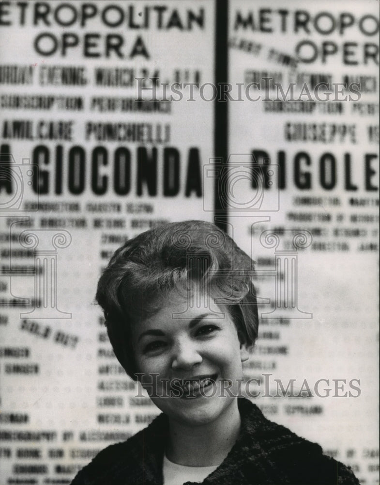 1962, Elizabeth Fischer, Milwaukee mezzo soprano, Opera - mjp14859 - Historic Images