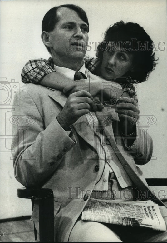 1990, John Kishline Mary Beth Glasgow To Kill a Mockingbird Milwaukee - Historic Images