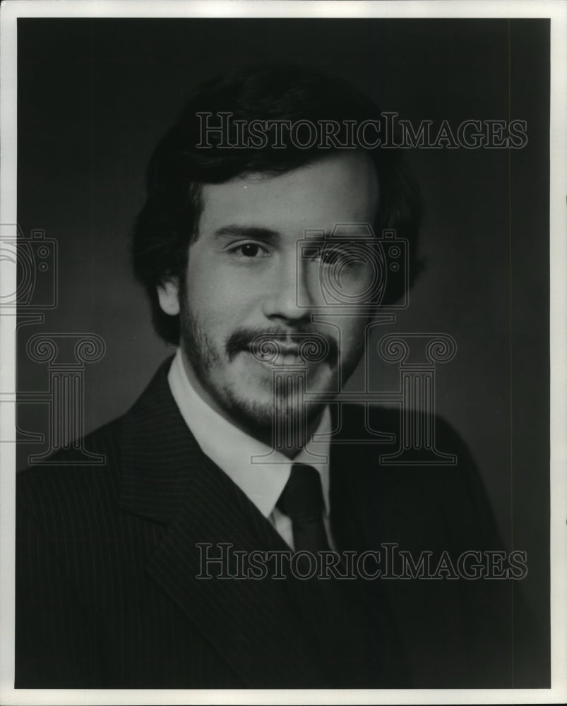 1982 Press Photo Radio voice Marc Franklin, WBCS Radio - mjp14893- Historic Images