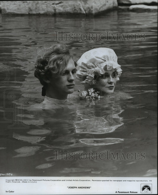 1978, Peter Firth and Ann-Margaret in scene from "Joseph Andrews" - Historic Images