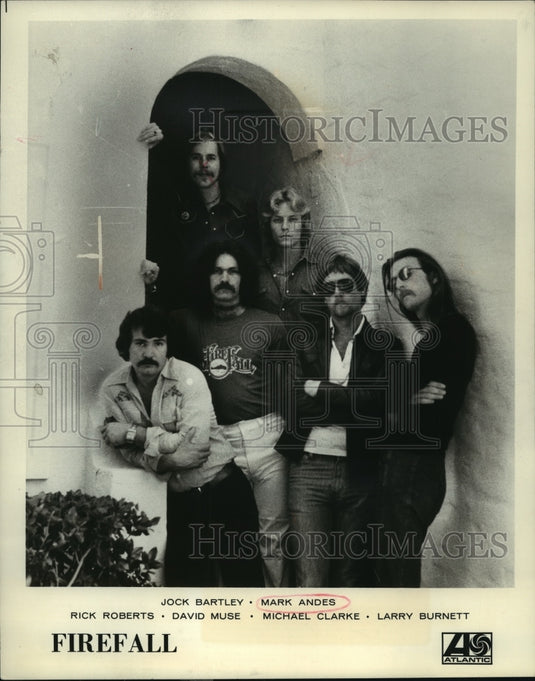 1977, Firefall, rock band, will appear at the Performing Arts Center - Historic Images
