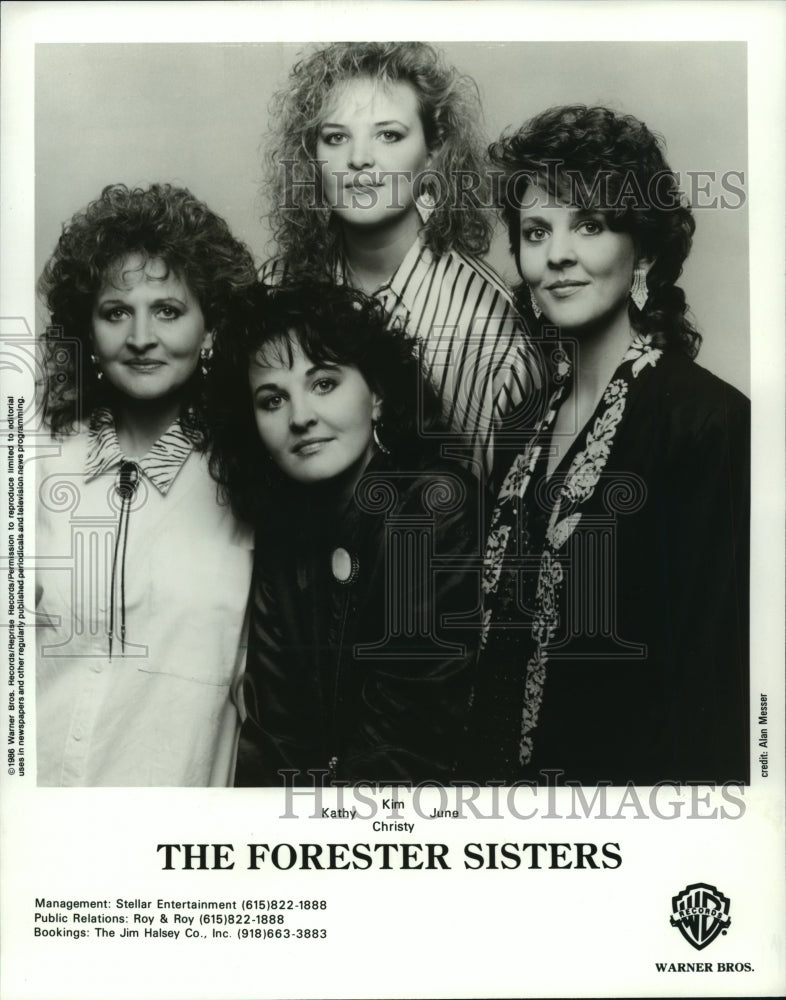 1987 Press Photo The Forester Sisters, country music singers - mjp15085 - Historic Images