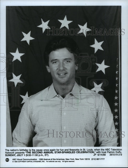 1988, Patrick Duffy in "The Second Annual Star-Spangled Celebration" - Historic Images