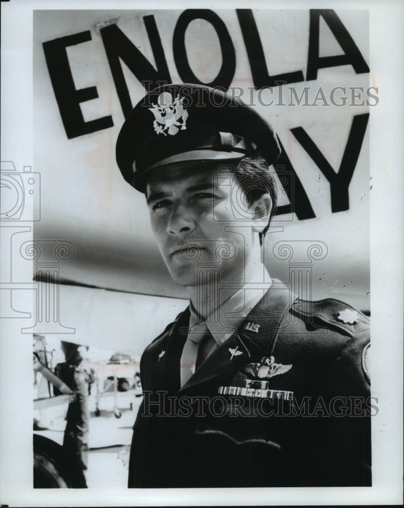 1980, Actor Patrick Duffy as a pilot in "Enola Gay" - mjp15118 - Historic Images