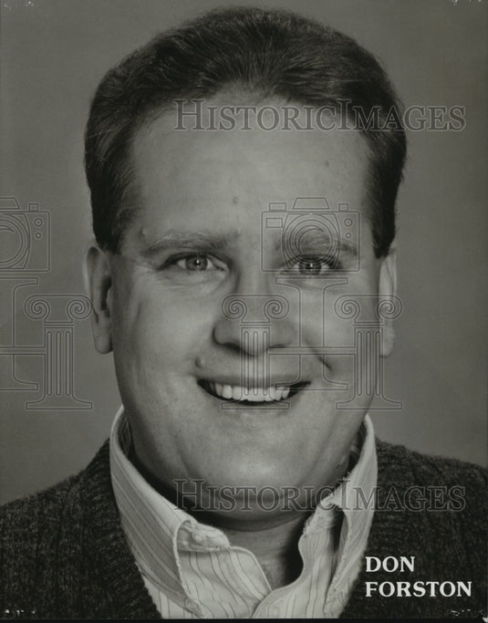 1990 Press Photo Don Forston in "Me and My Girl" at Candlelight Dinner Playhouse - Historic Images