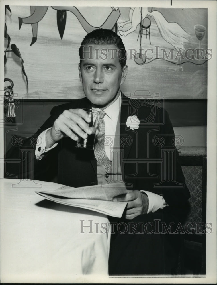 1963 Press Photo John Forsythe, American Actor - mjp15144 - Historic Images
