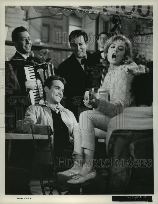 1964 Press Photo Philippe Forquet in "Take her, She is Mine" - mjp15235 - Historic Images