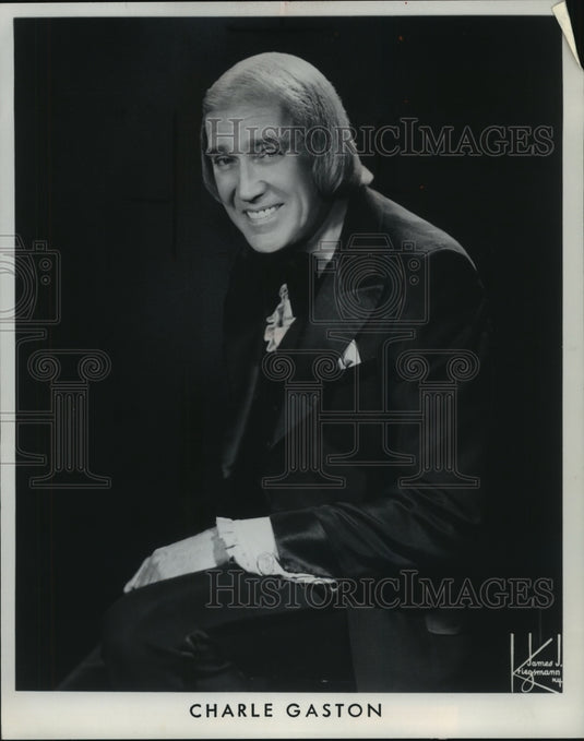 1977 Press Photo Charle Gaston, Impressionist. - mjp15258 - Historic Images
