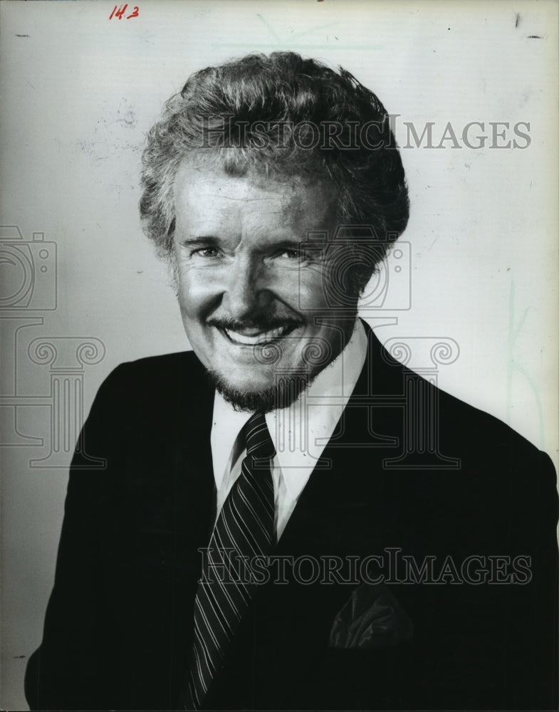 1987 Press Photo Singer John Gary to host birthday celebration in Milwaukee. - Historic Images