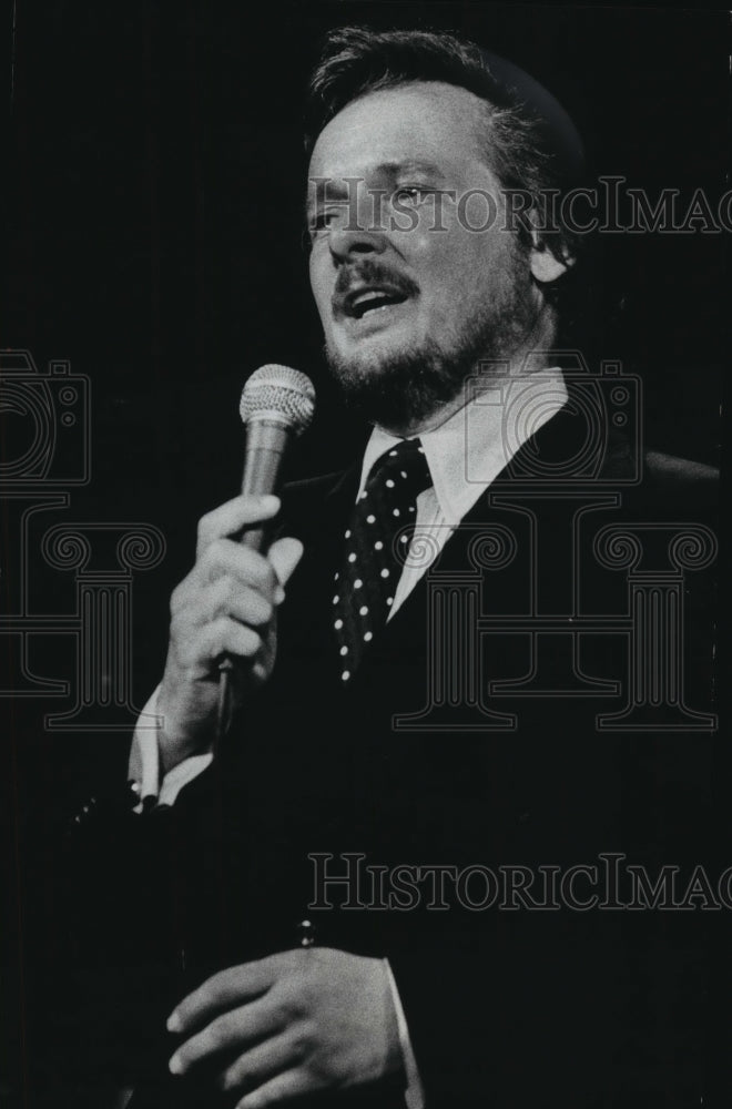 1972, Singer John Gary performs at the Pfister&#39;s Crown Room. - Historic Images
