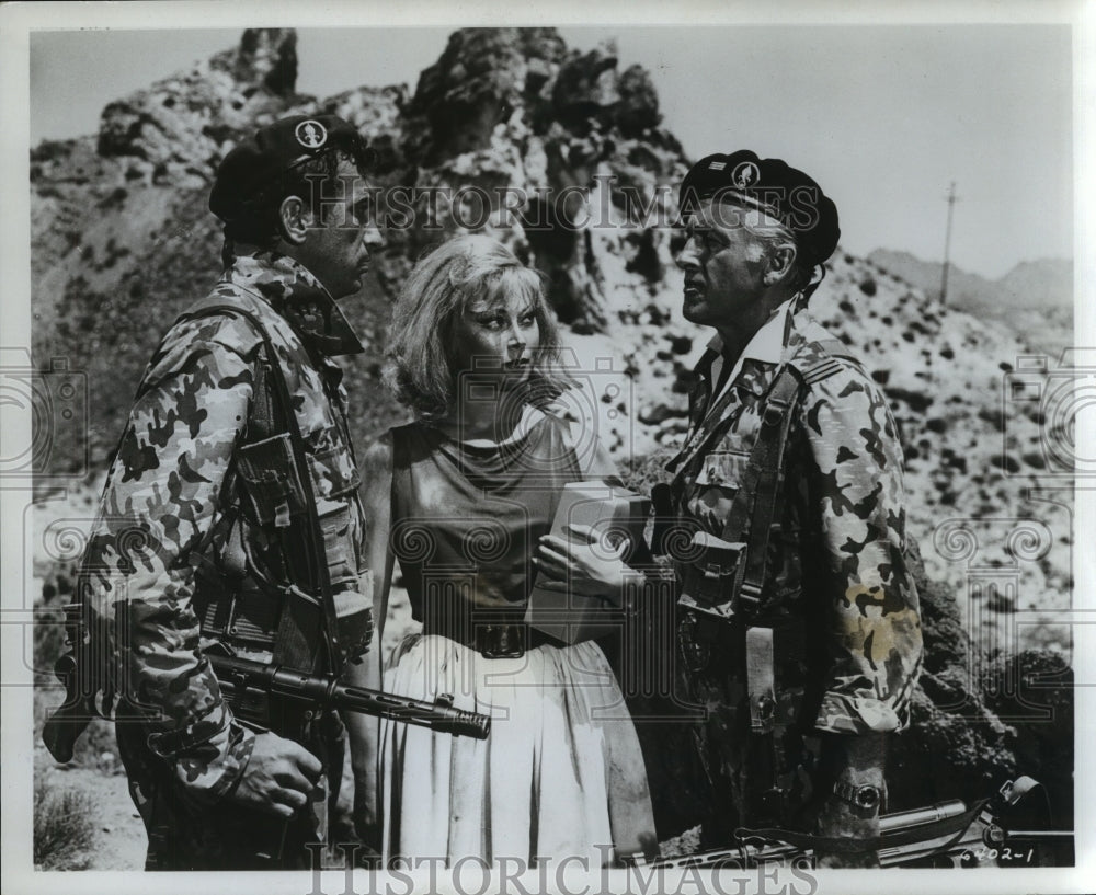 1964, &quot;Commando&quot; stars Stewart Granger and Dorian Grey - mjp15367 - Historic Images