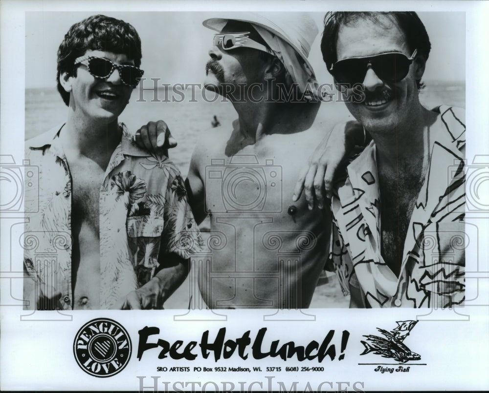 1987 Press Photo music group members of Free Hot Lunch - mjp15490 - Historic Images