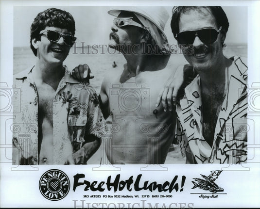 1987 Press Photo music group members of Free Hot Lunch - mjp15490 - Historic Images