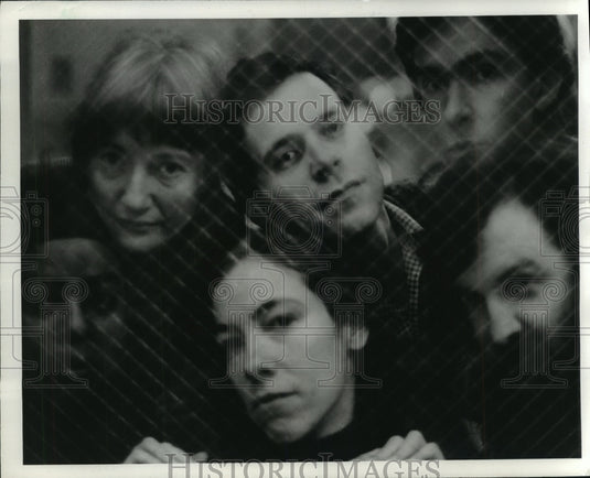 1983, Cast of "Bag Lady Tendencies," by Friends Mime Theater. - Historic Images