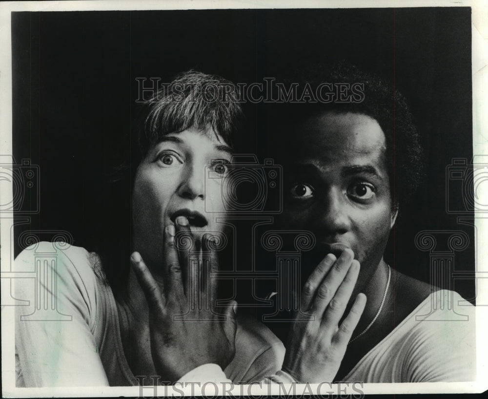 1984, Barbara Leigh, Rafe Smith of Friends Mime Theater - mjp15518 - Historic Images