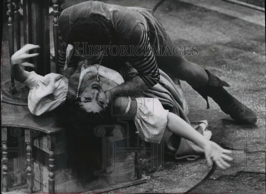 1982, Actors in scene, Castbrook Center Theater, Fred Miller Theater - Historic Images