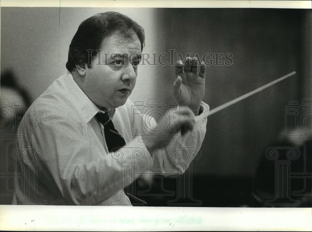 1981, Daniel Forlano Wisconsin Music Director of Waukesha Symphony - Historic Images