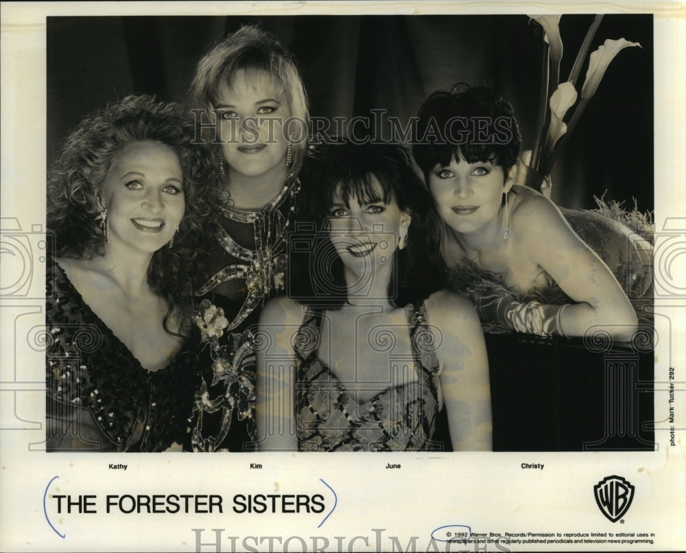 1992, The Forester Sisters, Kathy, Kim, June, Christy - mjp15614 ...